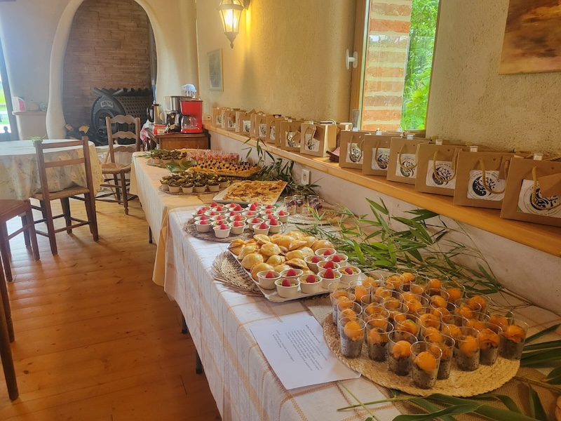 Buffet d'herbes et d'épices